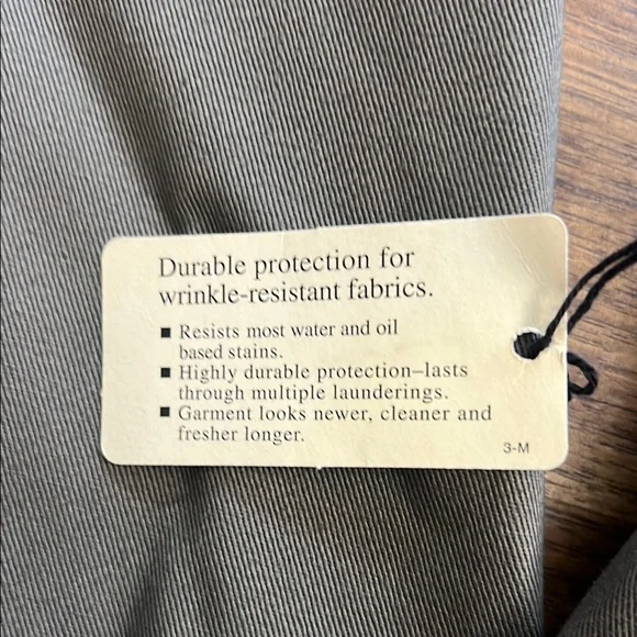 NWT Savane Scotchgard Olive Green Pants Men’s Size 38x34 - Picture 5 of 11